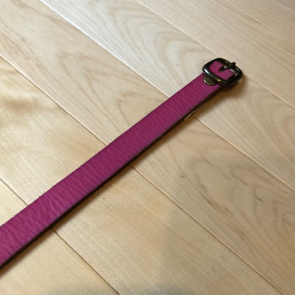 Gap pink leather belt